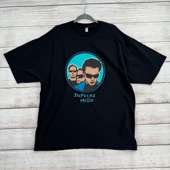 Depeche Mode Mano Urbana Short Sleeve T-Shirt Adult 2XL Black Blue - Picture 1 of 8